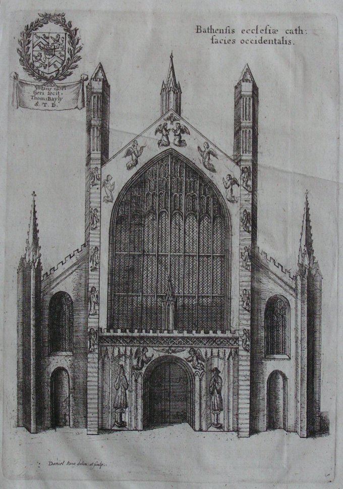 Print - Bathensis ecclesiae cath: facies occidentalis. - King